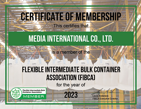 Flexible Intermediate Bulk Container Association(FIBCA)認証