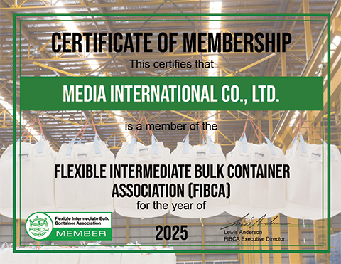 Flexible Intermediate Bulk Container Association(FIBCA)認証